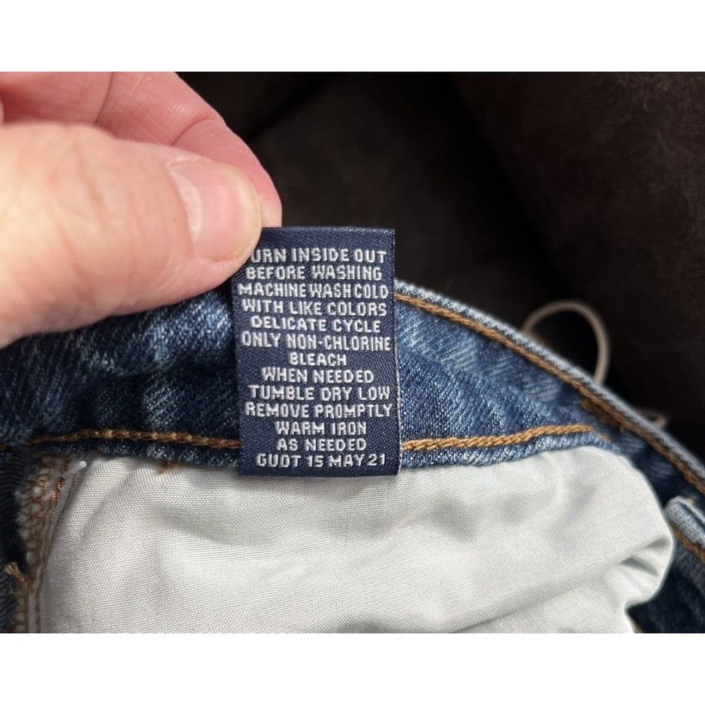 Vanilla Star Blue Distressed Boyfriend Jeans - Picture 9 of 9